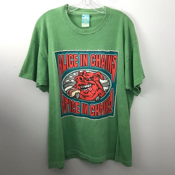 Vintage Other - Vintage 1996 Alice in Chains Band Tour shirt Layne Staleys last tour PIG